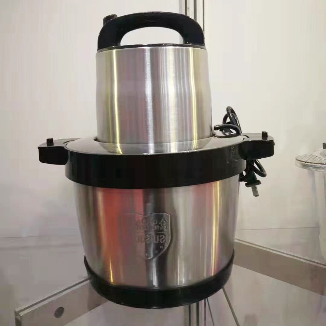 美宴牌6L全钢绞肉机电动料理机商用家用碎肉机馅料绞菜机辅食