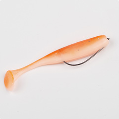 路亞曲柄鈎50個裝寬腹加強細條曲柄鈎軟餌鱖魚鈎德州釣組