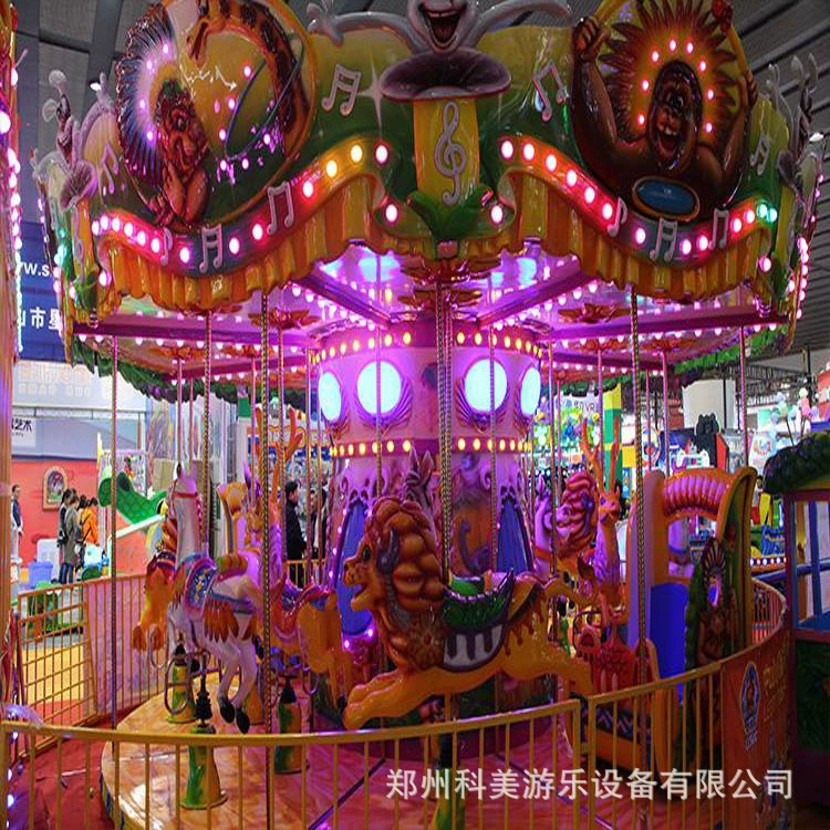 Gansu Longnan Plaza Детское игровое оборудование Электрическая карусель Детское игровое оборудование FRP