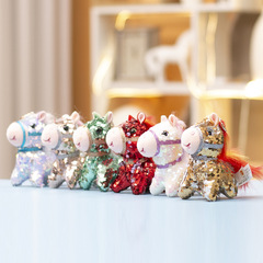 ぬいぐるみポニー人形マスコット人形馬成功ラッキードールバッグペンダント人形卸売