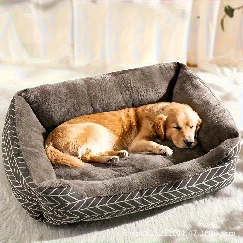 temu爆款代发跨境狗窝睡垫中小型犬泰迪冬季保暖宠物猫窝四季通用