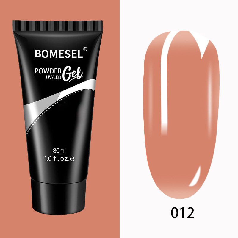 Pegamento para extensión de uñas, bandeja sólida sin papel, extensión rápida, modelo de cristal, fototerapia de uñas, pegamento de cristal, 30ML, venta al por mayor