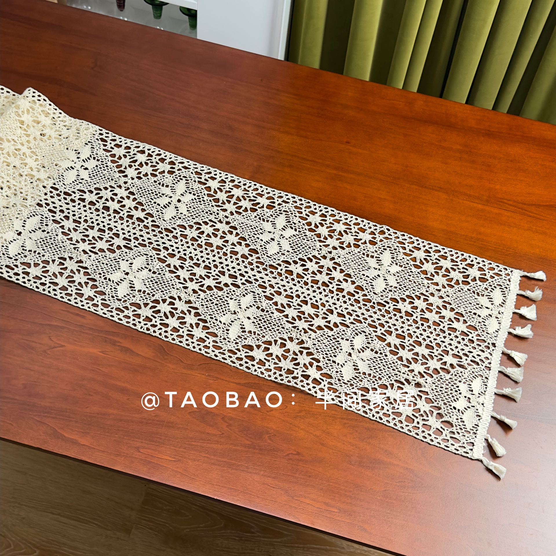 Diamond flower width 27cm [tassel style]