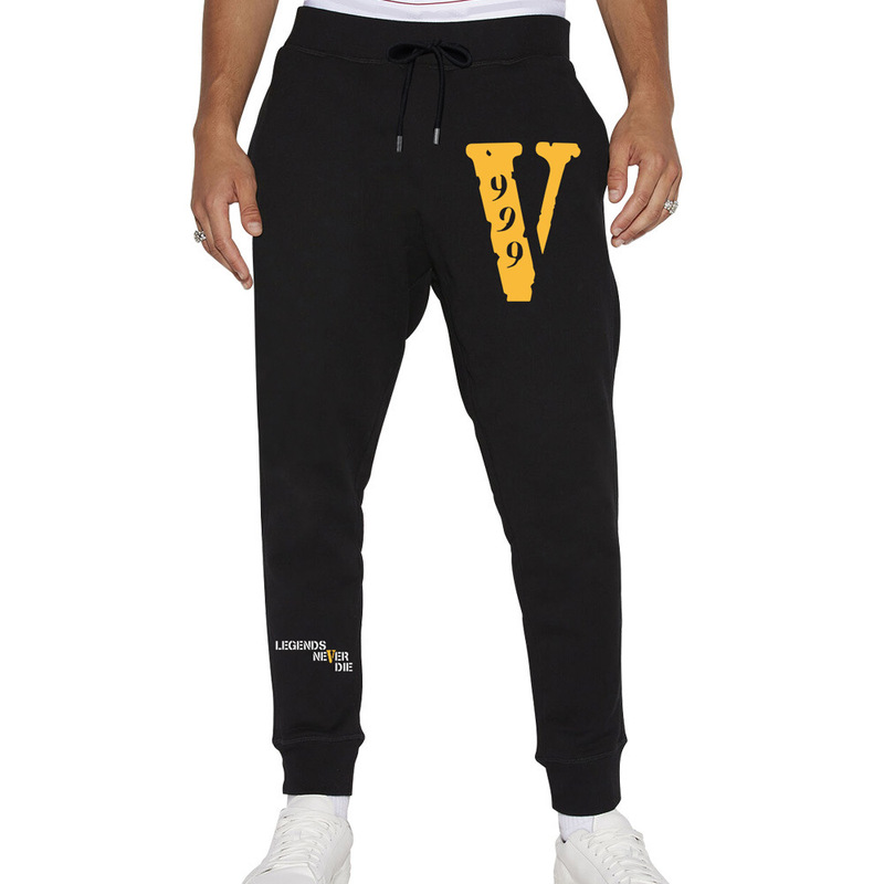 Cross-Border Supply Vl Black Casual Long Pants Trendy Brand 999 Big V Men's Sports Night Running Gray Sweatpants Wholesale Cross-Border Supply Vl Black Casual Long Pants Trendy Brand 999 Big V Men's Sports Night Running Gray Sweatpants Wholesale