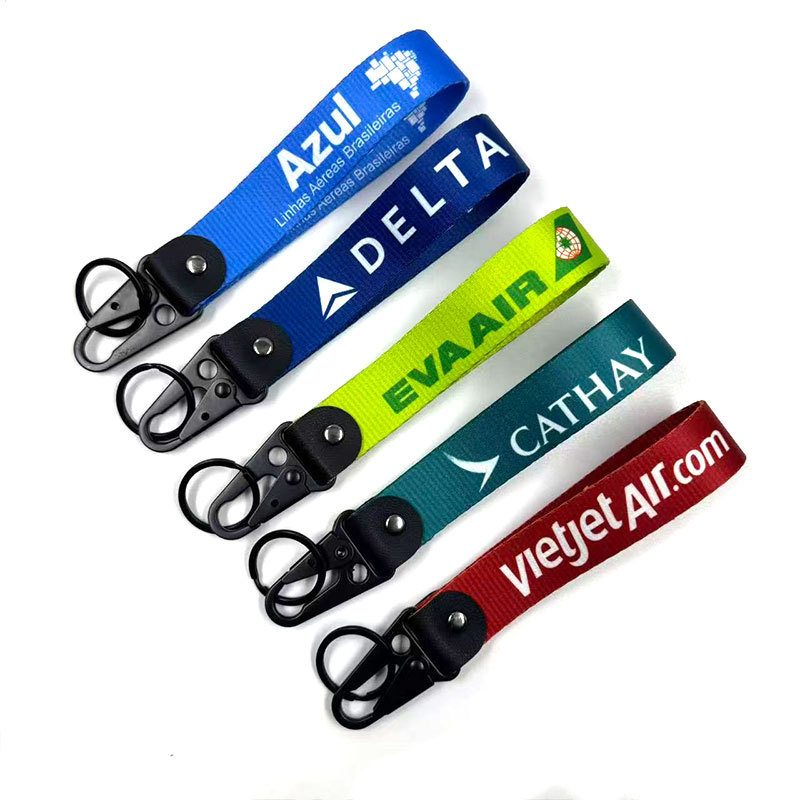 Cross-Border Wholesale Aviation Digital Print Eagle Beak Buckle Motorcycle Keychain Bag Pendant Key Ring Ribbon Cross-Border Wholesale Aviation Digital Print Eagle Beak Buckle Motorcycle Keychain Bag Pendant Key Ring Ribbon