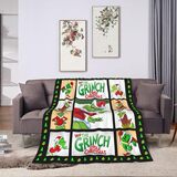 Зеленое фланелевое мягкое комфортное удерживающее тепло одеяло