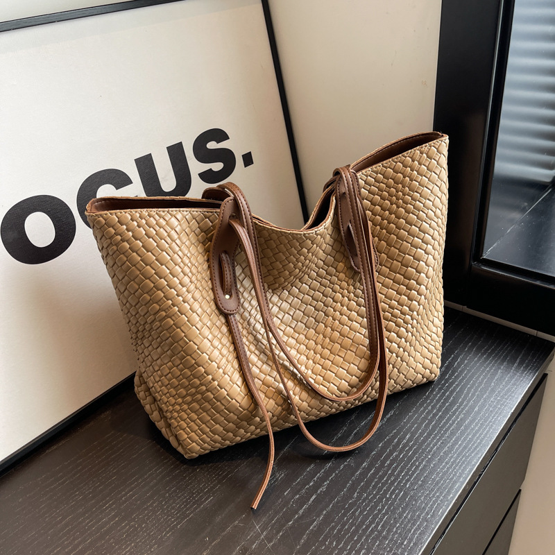 Borsa a spalla elegante da donna borsa a secchiello versatile_voghion.com