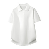 ZF8107-3D男夏季老钱风简约休闲OLO衫松弛感高智针织短袖T恤，男装针织衫/毛衣，星座614