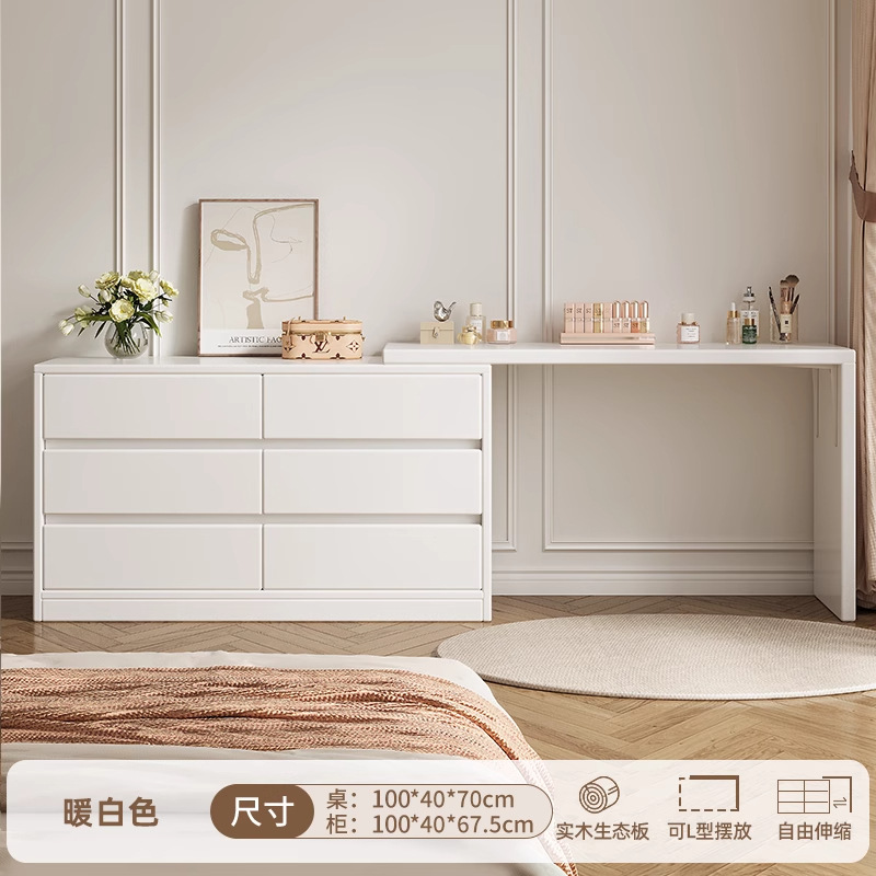 Tocador, cómoda, tocador moderno simple para matrimonio integrado, mesa de maquillaje nueva 2025, decoración de sala de bodas