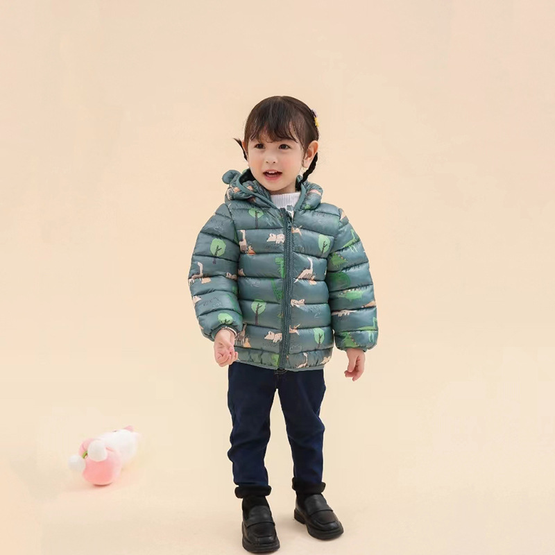 Ropa acolchada de algodón para niños y niñas, ropa de algodón para niños, ropa de invierno, chaquetas de algodón para bebés, chaquetas acolchadas de algodón gruesas y elegantes para bebés 2025, ropa infantil