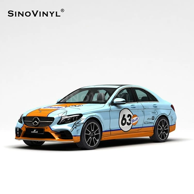 car body stickers Bay oil — Automotive Film - 152-18m-gulf-oil