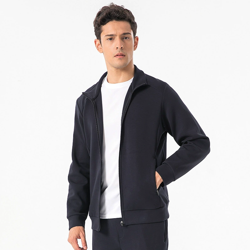 Теплый кардиган-свитшот для мужчин и женщин на осень и зиму, свободный крой, воротник-стойка, модный бренд, универсальный, стильный комплект для пар.