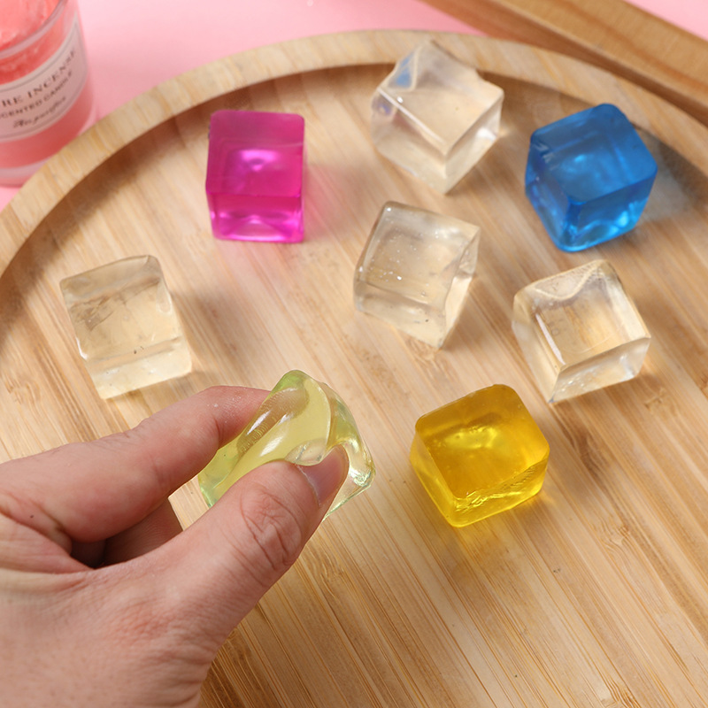 2,5 cm venta directa de fábrica cubitos de hielo pellizcar música descompresión para niños juguetes de ventilación cubitos de hielo juguetes pequeños creativos