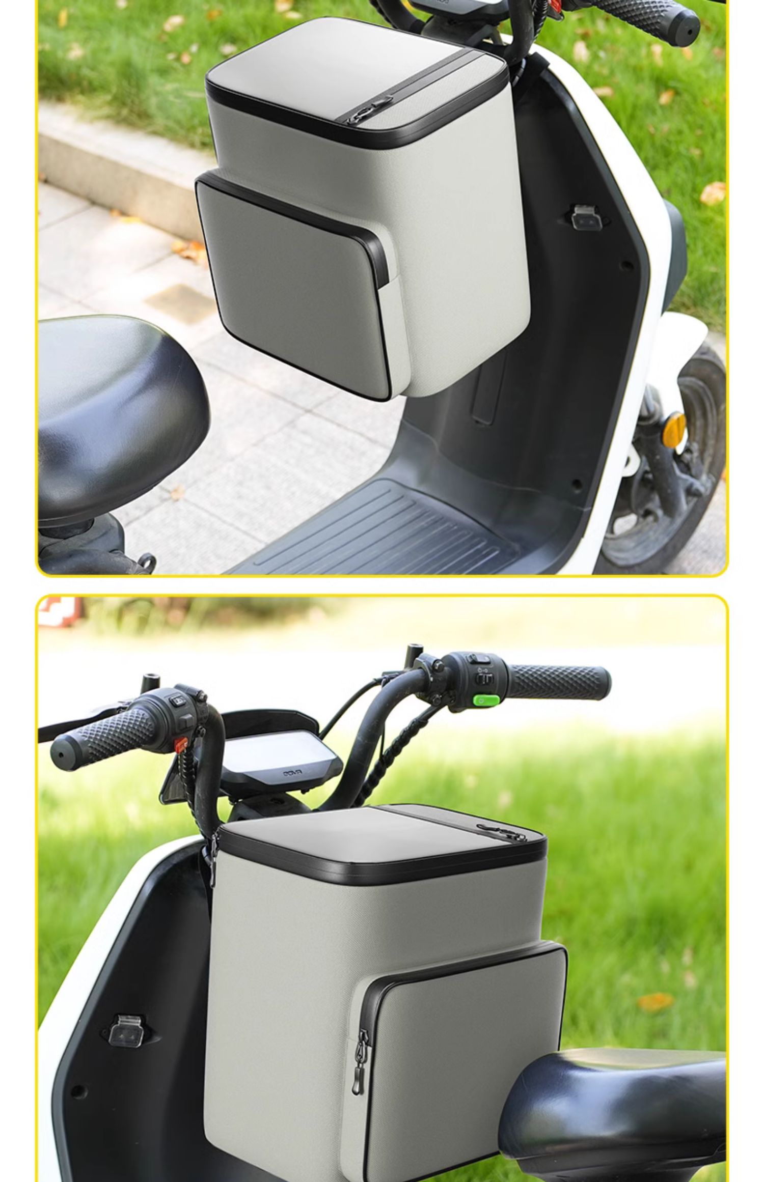 Electric Car Helmet Hanging Bag Battery Car Waterproof Front Bag Yadi Emma Universal Mobile Phone Storage Bag Hanging Bag