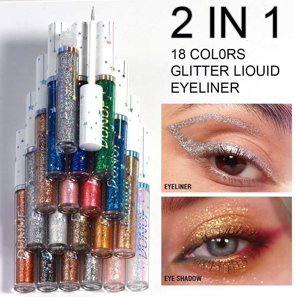 Check out DUNuf 18-color Gold Onion Powder eyeliner Liquid! Link Disclaimer - For Foreign trade only Item Picture