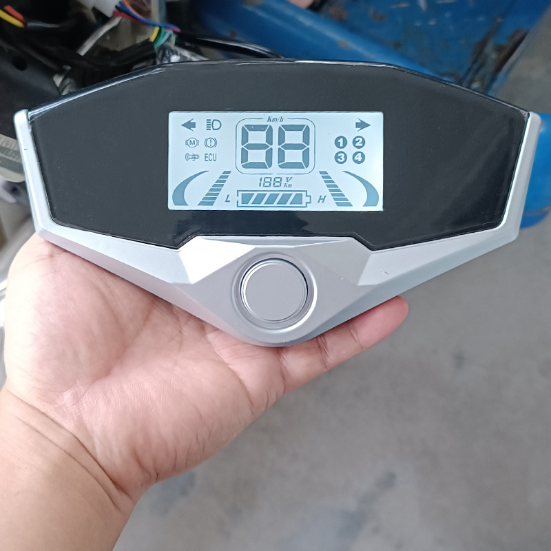 Electric Vehicle Youmi Instrument Is Suitable for Xunying Zhongsha Taurus Electric Meter Mileage Speed Meter 48V60V72V