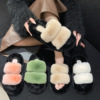 Keep warm demi-season slippers indoor platform, footwear, wholesale