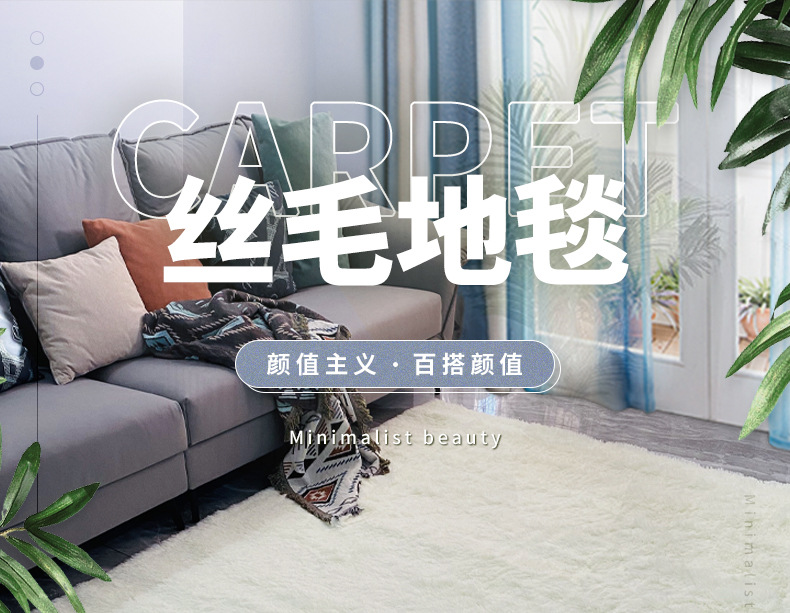 地毯,地垫,跨境地毯,丝毛地毯,客厅地毯,卧室地毯,阳台飘窗垫