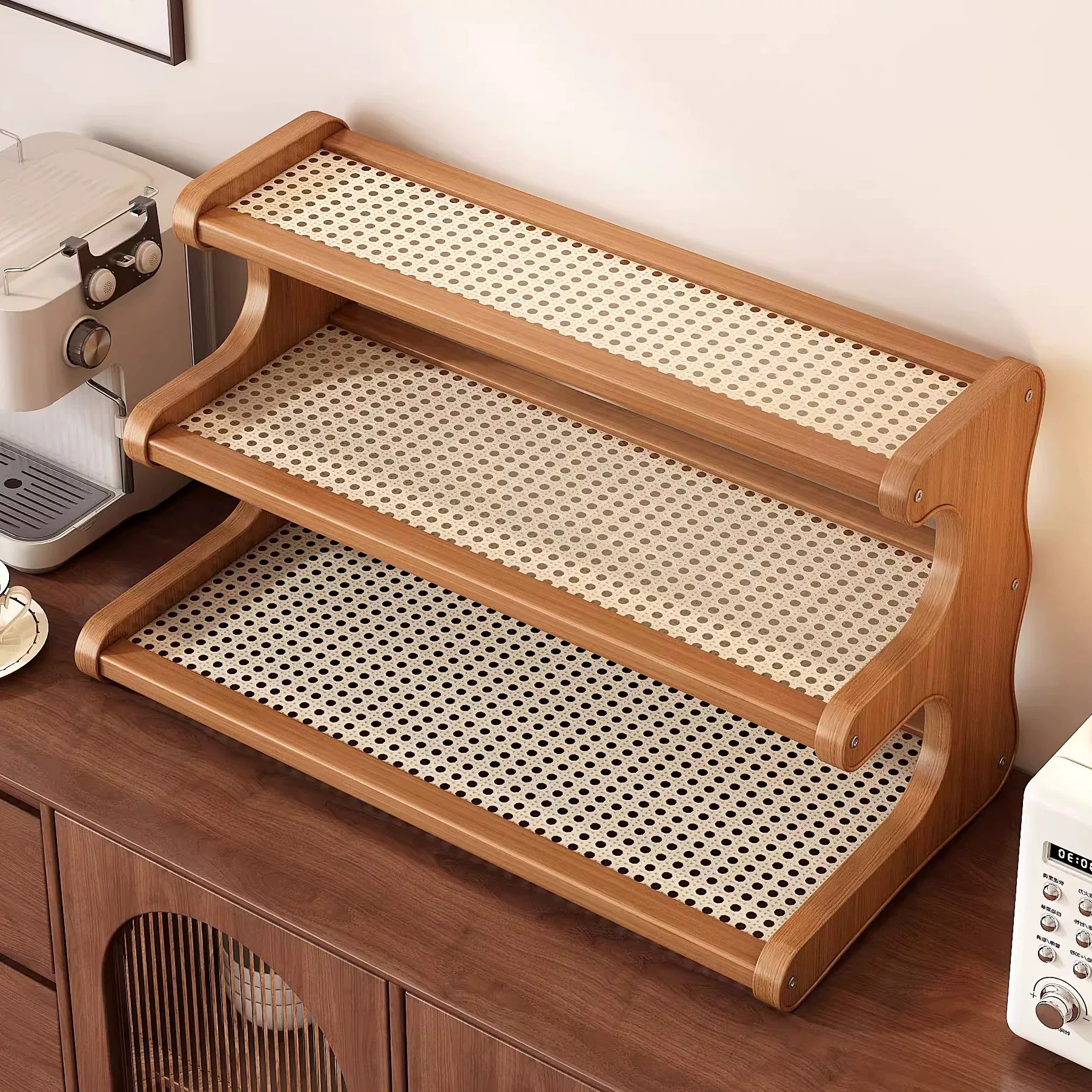 Desktop Cup Holder Storage Rack Dining Table Cup Organizer Desktop Tea Cup Coffee Cup Storage Bar Counter Placement Rack