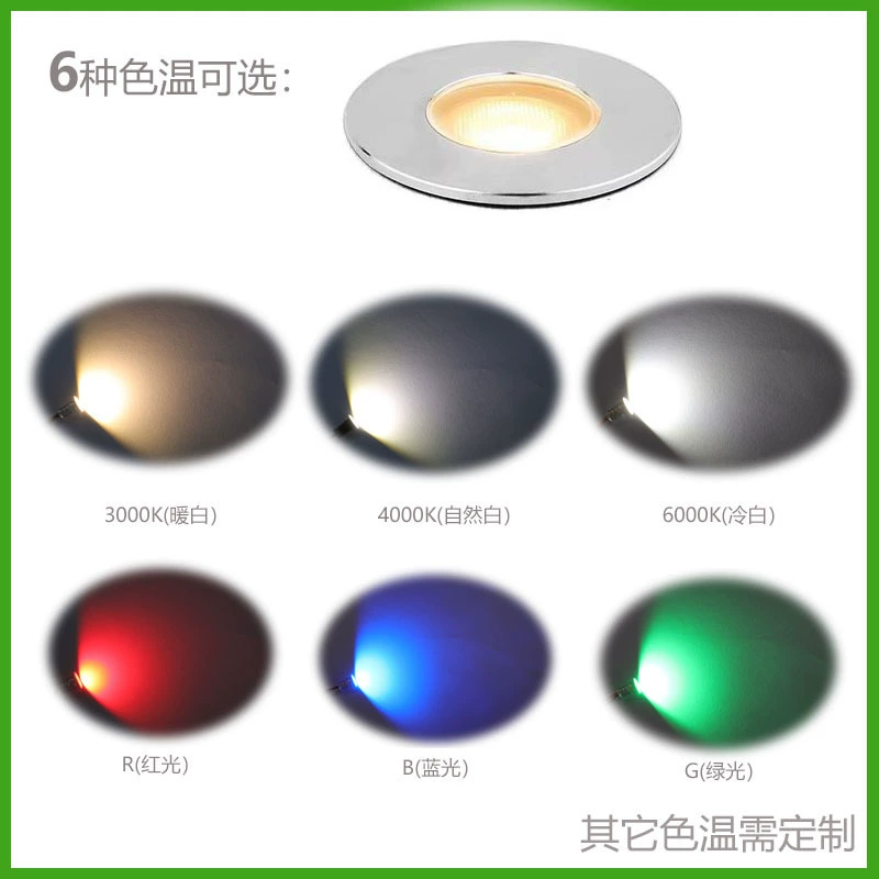 LED-лампа для беседки для кладбища из нержавеющей стали, вилла, маленькие садовые светильники, 1W