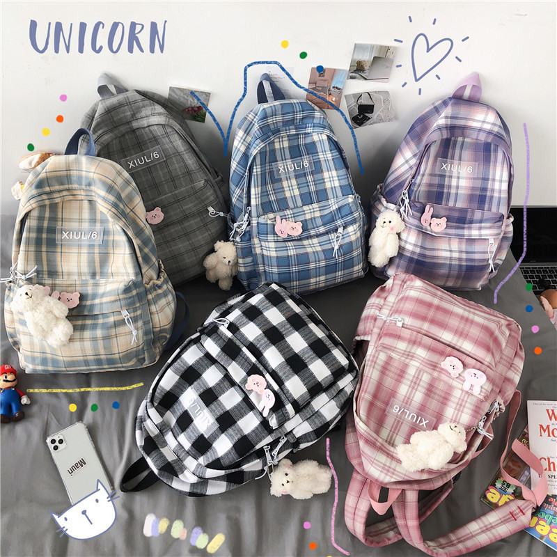 Backpack for Women, New Cross-Border Style, Large Capacity, High-End Travel Backpack, High-Value Backpack, School Bag for Junior High School Students