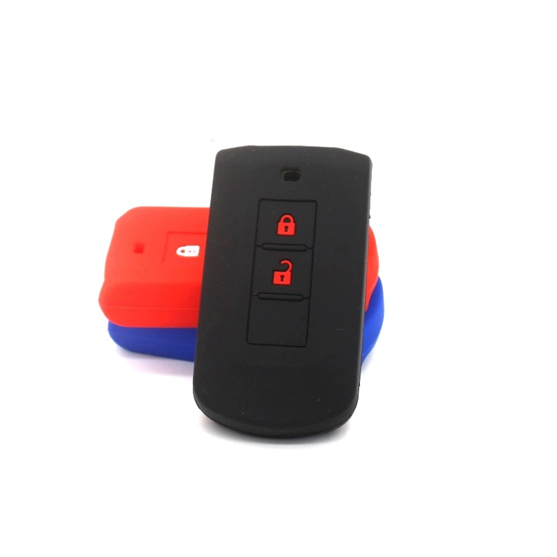 Подходит для крышки ключа автомобиля Mitsubishi Smart 2 ключа без логотипа крышка ключа Защита окружающей среды силиконовый чехол для ключей