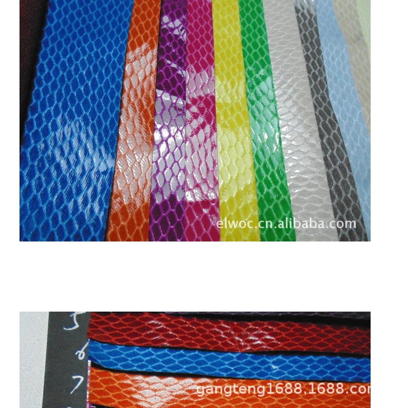 高光小蛇纹面料 蛇皮鞋面 水晶小蟒蛇皮具 仿真皮蛇花箱包 盒5303