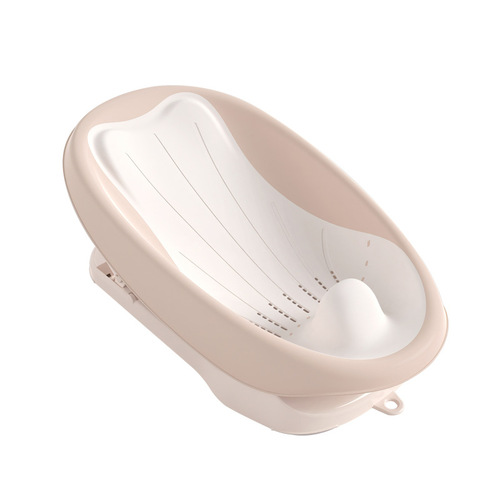 Baby Adjustable Bath Seat Infant Bath Stand Newborn Supine Feeding Shower Gadget Baby Anti-Spitting Up Slope Pad
