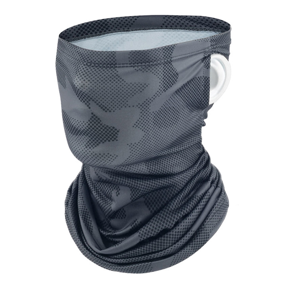 Fábrica al por mayor ciclismo al aire libre, prevención de insolaciones, prevención de insectos, enfriamiento, seda de hielo, máscara para orejas, toalla transpirable de secado rápido que absorbe el sudor