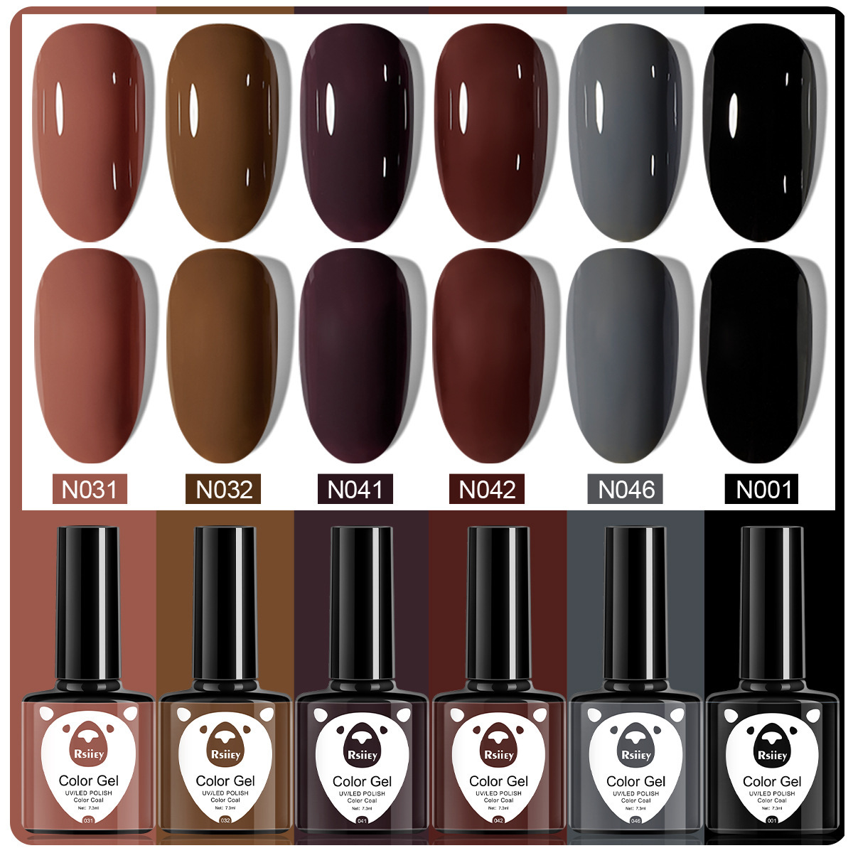 6 colores esmalte de uñas pegamento fototerapia embotellada color popular pintado brillante ojo de gato pegamento UV fototerapia pegamento esmalte de uñas traje de pegamento
