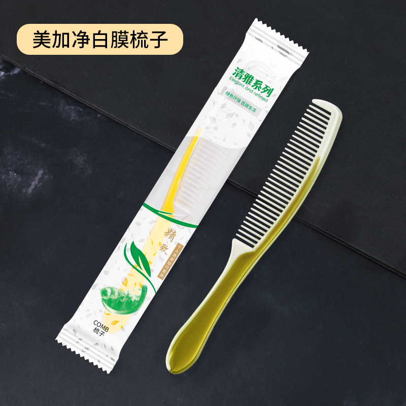 Hotel desechable cepillo de dientes al por mayor puede personalizar el fabricante de hoteles residenciales pasta de dientes peines set de artículos de higiene