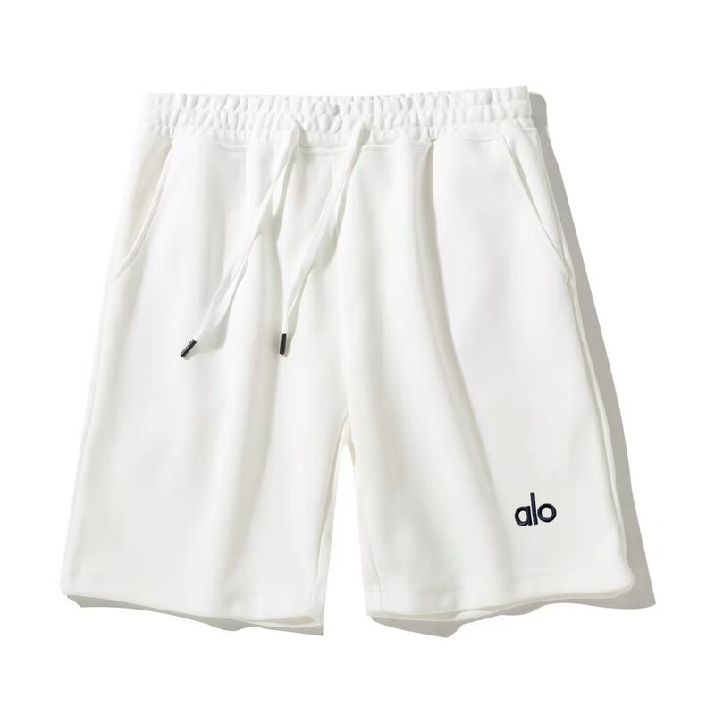 2026 Summer New Cross-Border Hot-Selling Alo Embroidered Men's Casual Shorts, Loose, Breathable, Quick-Dry, Trendy Five-Point Shorts 2026 Summer New Cross-Border Hot-Selling Alo Embroidered Men's Casual Shorts, Loose, Breathable, Quick-Dry, Trendy Five-Point Shorts