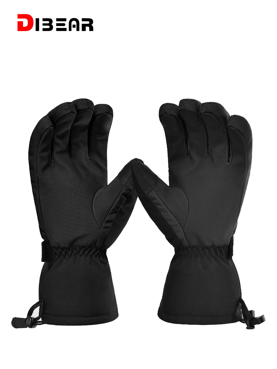Desarrollo personalizado transfronterizo de guantes de calentamiento para esquí de motocicleta caliente pantalla táctil a prueba de agua calefacción eléctrica a prueba de frío