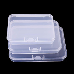 アマゾンクロスボーダーpp透明長方形プラスチックボックスネイルジュエリー偽まつげ包装箱パフカード収納箱