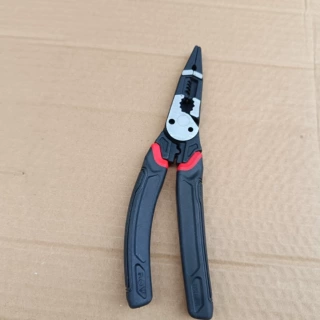 多功能电工钳剥线压线钳钢丝尖嘴钳工业级偏心省力强力钳子工具