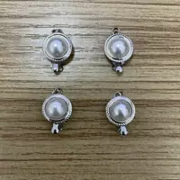 Ожерелье из искусственного жемчуга из сплава, вставная Соединительная пряжка, аксессуары для ювелирных изделий своими руками, трансграничная электронная коммерция, поставка