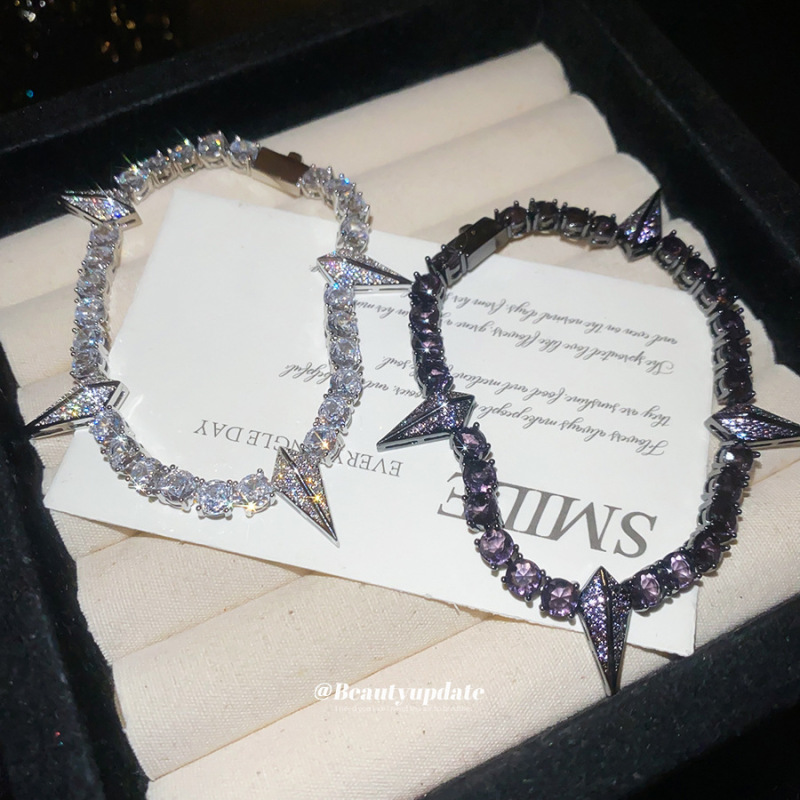 Cross-Border New Zircon Black Panther Clasp Bracelet, Hip-Hop Punk Style Bracelet, Light Luxury High-End Jewelry, Niche Trend Cross-Border New Zircon Black Panther Clasp Bracelet, Hip-Hop Punk Style Bracelet, Light Luxury High-End Jewelry, Niche Trend