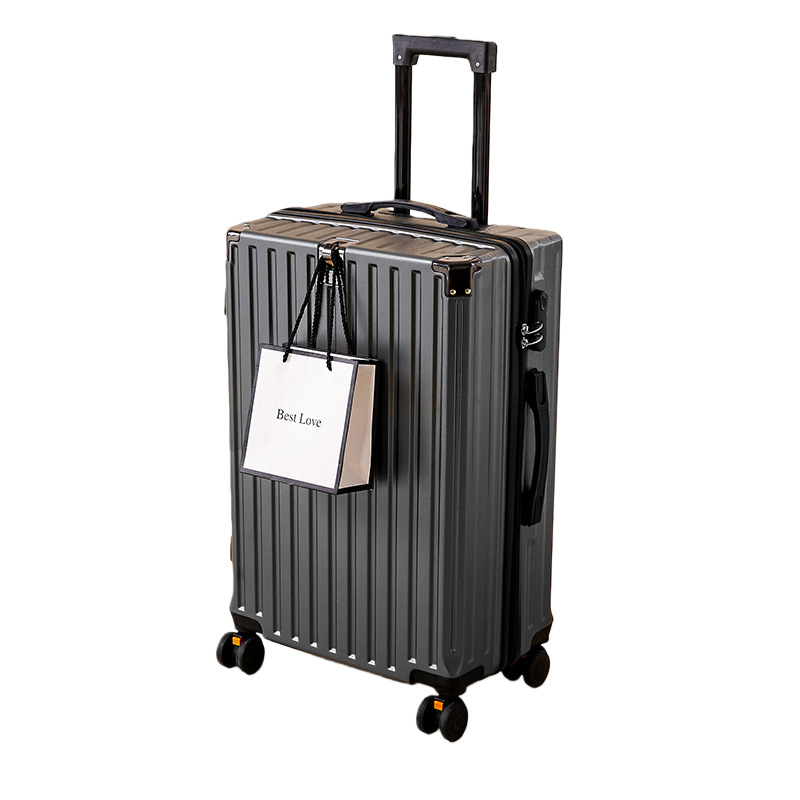Marco de aluminio nuevo maleta de gran capacidad de tracción maleta de viaje fuerte y durable estudiante caja de cifrado maleta de ruedas universales