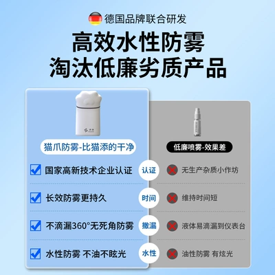 Automotive glass defogging agent | water-repellent agent