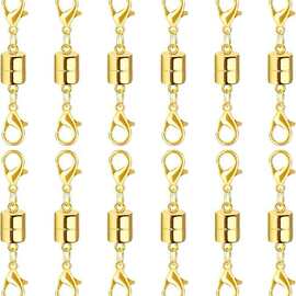 短款圆柱形双头龙虾扣磁铁扣diy手链项链套装组合