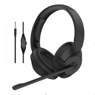 Teams Enc Noise Canceling Headphones One-Toe Game with Microphone New Bluetooth USB Computer Cross-Border Foreign Trade