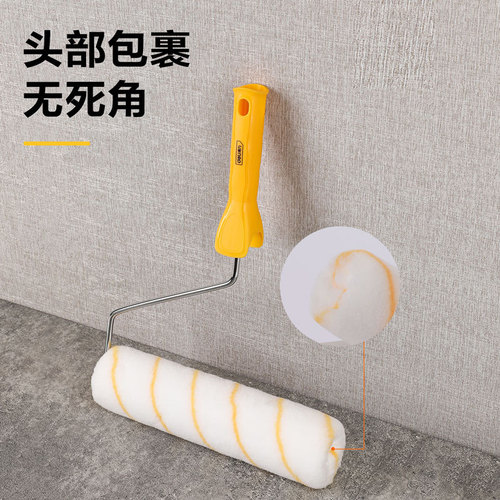 Deli roller brush wool roller core brush paint latex paint roller brush roller repair wall paint stucco wall tool