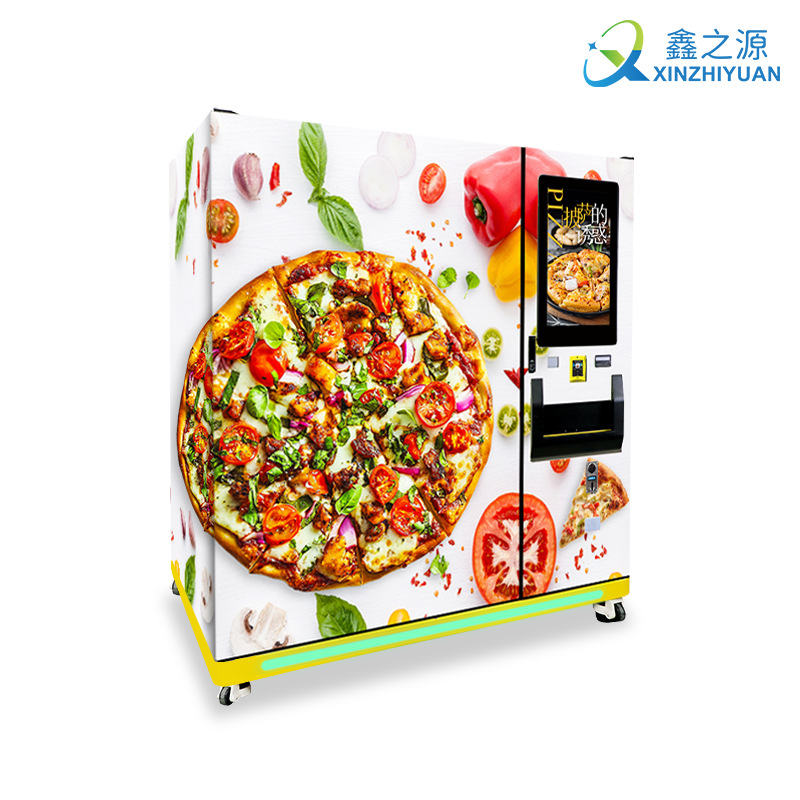 Máquina expendedora de pizza de comercio exterior Máquina expendedora no tripulada Pizza Máquina expendedora automática de horneado con calefacción inteligente 24H