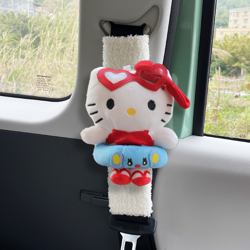 Funda Protectora para Cinturón de Coche de Felpa para Cinturón de Seguridad