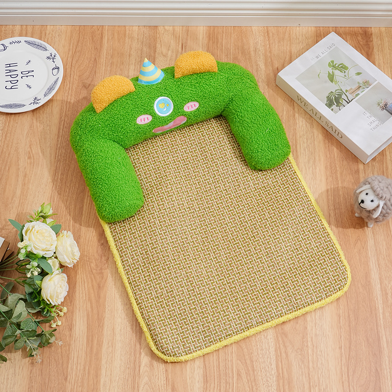 Nestera para perros y gatos, alfombra extraíble y lavable de verano, alfombra para dormir para mascotas, colchón para gatos y perros, cuatro estaciones, colchón para gatos