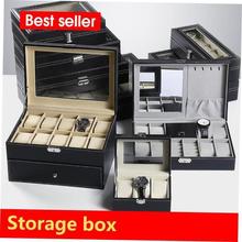 12 Watch Jewelry Display Storage Holder Case Grids Box Gift1