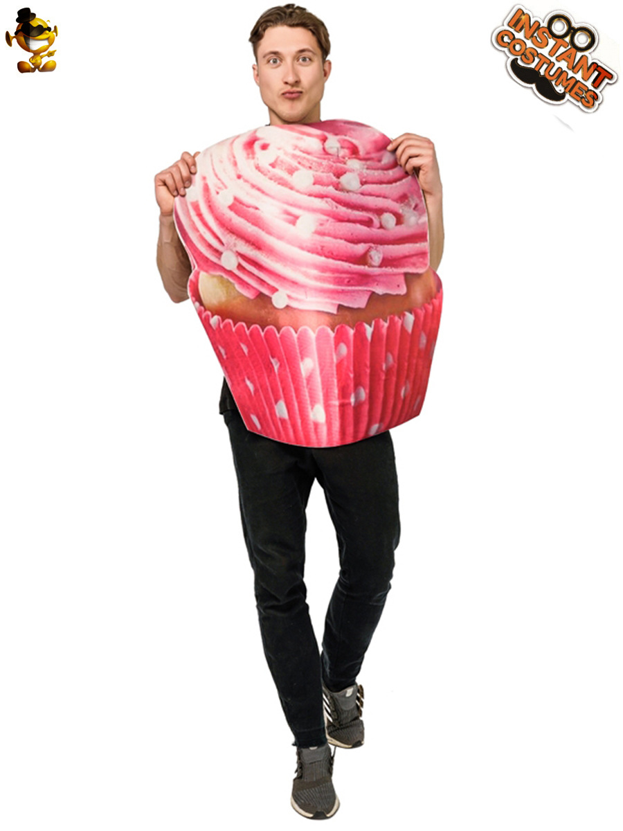 Colorido pastel de helado taza de papel para adultos FIESTA DE Halloween traje de Carnaval