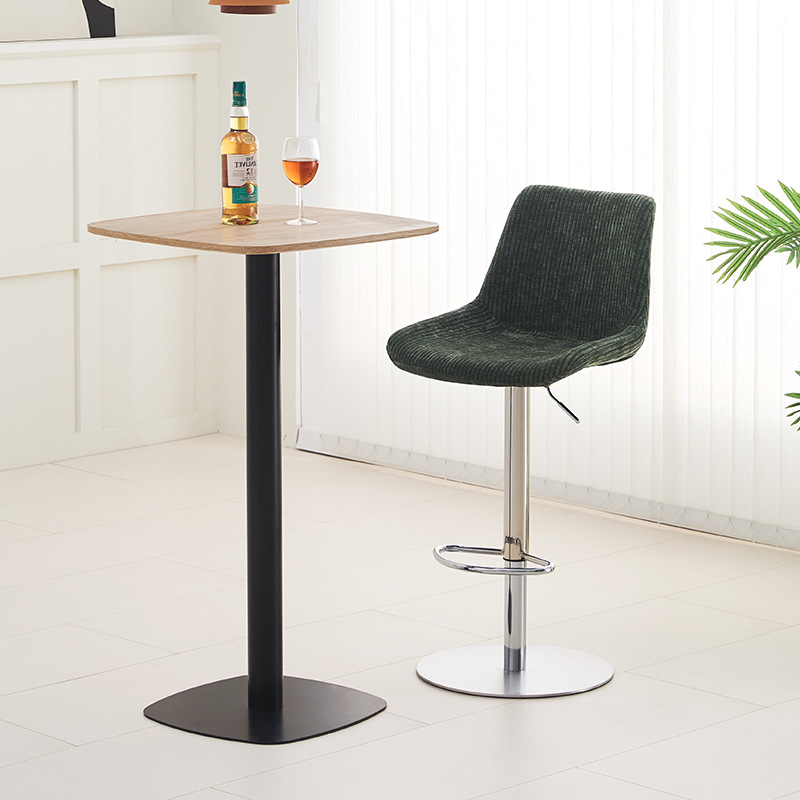 Exportación de madera sólida cubierta mesa cuadrada MDF nórdica de alta calidad simple mesa de comedor