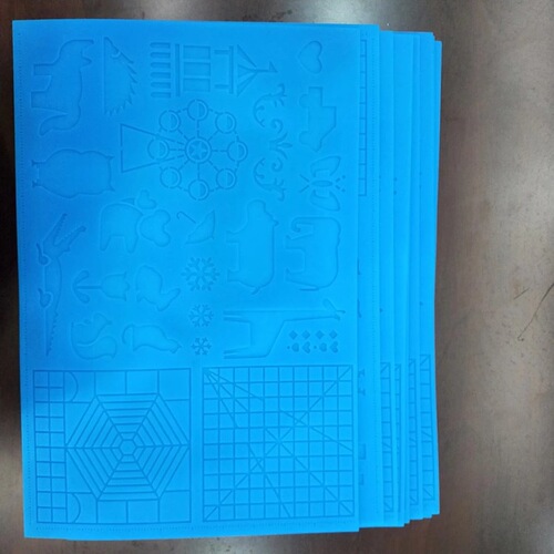 Cross-border hot selling 3D printing pen silicone design pad, drawing and painting creative stroke board, 3D printing silicone pen pad
