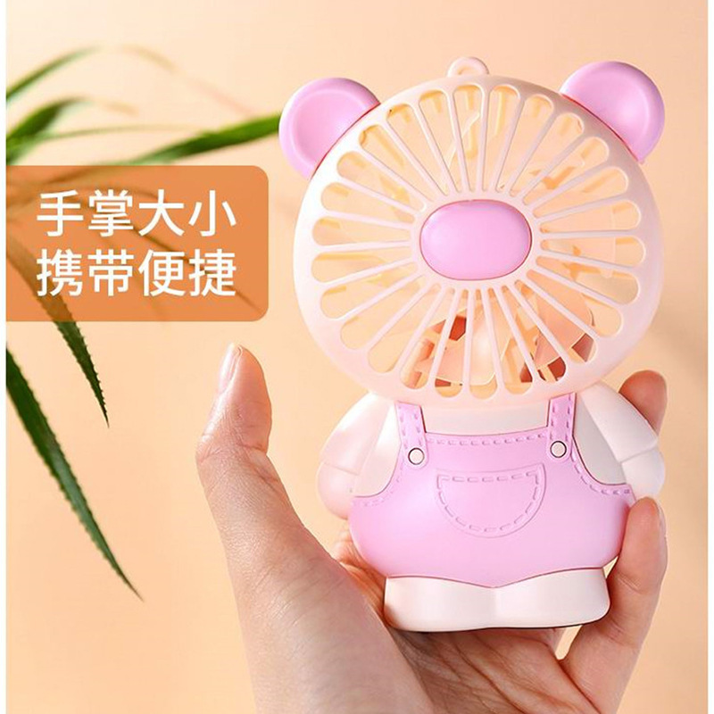 新款迷妳手持風扇創意小風扇靜音燈光便捷式夏日戶外學生禮品批發